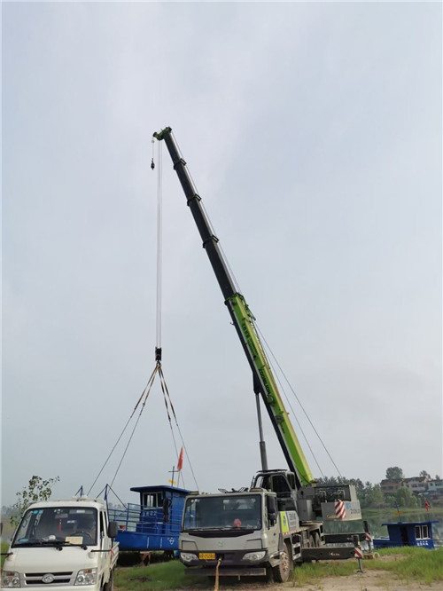 丰县桥梁建设吊装案例